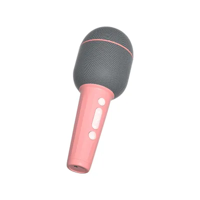 Red Wireless Built-in HD Speakers Karaoke Kid Microphone for Singing Fun