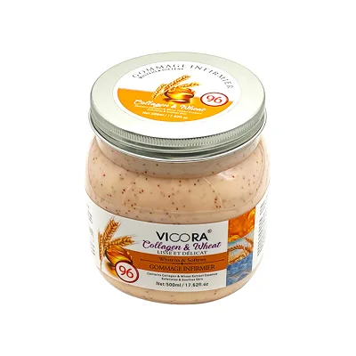 VICORA Private Label Coconut Scented Frosting Cream Hot Selling Body Scrub