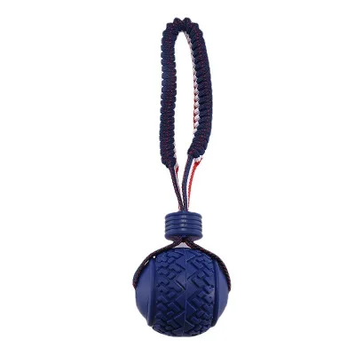 Pet Toy Tire Ball with Elastic Rope Dog Training Toy Bite Resistant Chew Chew Teething Ball