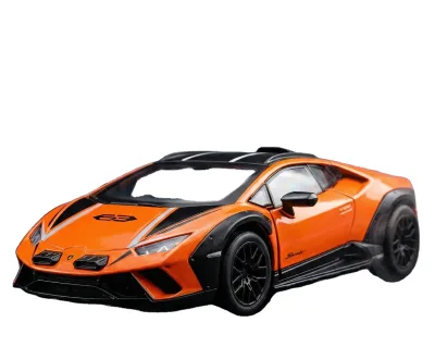 BLACKMAMBA 1:32 Huracan Alloy Die-Casting Sports Car Model Ornament Toy Collection Gift Rear Wheel Return Force