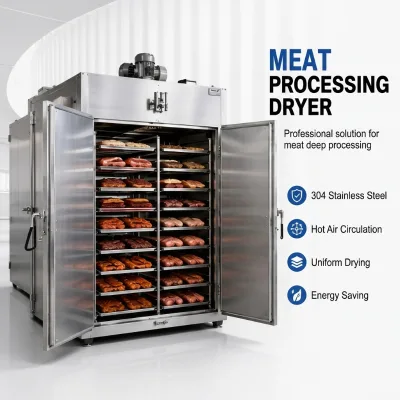 Commercial Meat and Seafood Dryer Machine Food Grade SUS316 Stainless Steel Heat Pump Cabinet Dehydrator for Beef Jerky and Fish