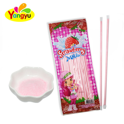 Halal Fruity Strawberry Flavors Sweet Powder Stick Candy