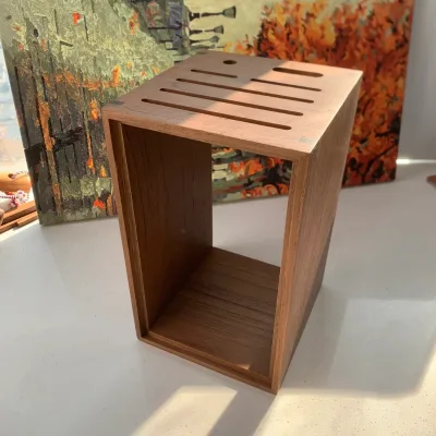 Thai Teak Knife Rack, High-quality Solid Wood Knife Rack