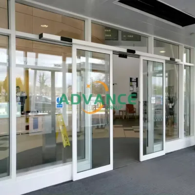 Commercial  Entry Door with High-Security Locking System