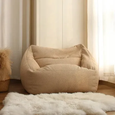 Yiyuan Wholesale Beanbags Large Bean Bag Chair Soft Custom Bean Bag Chair Couch Human Kennel Foldable Lazy Kids Single Sofa Bed