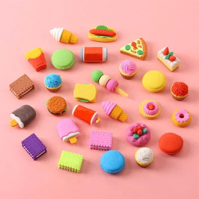 Multicolor Kawaii Cute Eraser Smooth Writing Eraser for Back to School Season