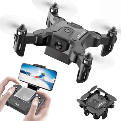 V2 Mini Children's New Micro Aircraft Fixed Height Quadcopter Beginner's Remote Control 4K Foldable Camera