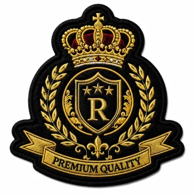 Custom Wholesale Factory Price Low MOQ Embroidered Patches High Density Custom Logo Iron on Badges for Clothing Hat Bag