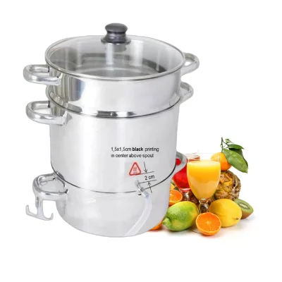2024 New Style Electric Stainless Steel Steam Juicer High Quality Household Fruit Jam Pot