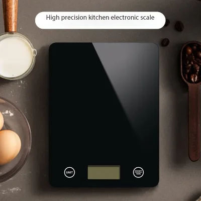 Hot Sale Affordable Digital Kitchen Scale Electronic Food Weighing Scale for Small Amounts Touch Screen Black Smart