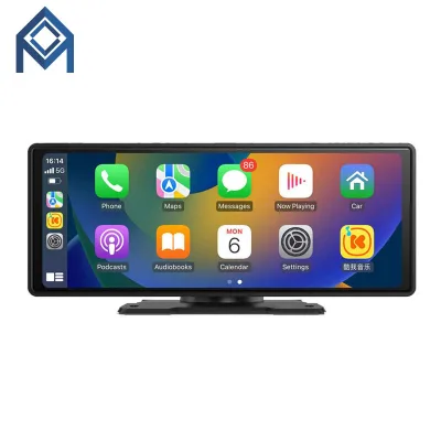 10.26" IPS HD Portable Monitor Wireless Carplay Screen Android Auto Car Display Universal Multimedia Car Stereo Dvd Player
