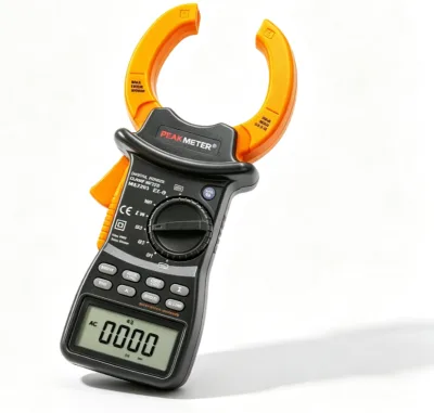 PEAKMETER MS2203 Three Phase Digital Power Clamp Meter True RMS Harmonic Power Factor Tester
