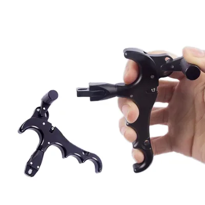 Portable Four-Finger Release Device for Outdoor Archery Automatic Clamp Equipment with Comfortable Grip