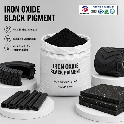 Iron Oxide Black For Masterbatch Manufacturing High Pigment Loading Synthetic Inorganic Powder China Factory