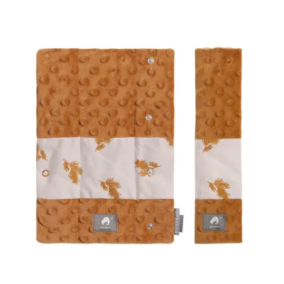 New Design Baby Product Safety Belt Cover Cotton and Polyester Seat Belt Cover