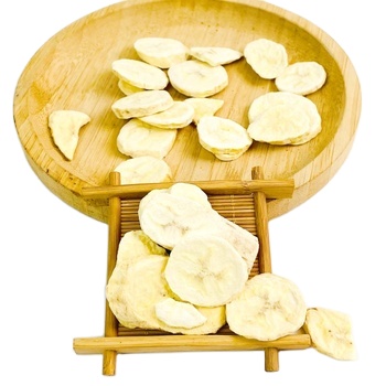 Wholesale High Quality  Customizable Freeze Dried Banana Chips Slices