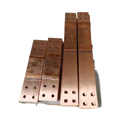 Direct Sales from Manufacturer C11000 Flexible Copper Busbars Power Connector Electrical Shunt for Transformer Equipment