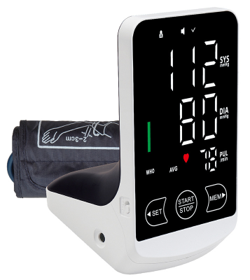 Home charging intelligent touch screen automatic pulse detection electronic upper arm cross-border blood pressure monitor