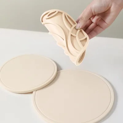 Silicone Trivet Mat for Home Used, Hot Pads Non-slip Silicone Insulation Mat Silicone Heat Resistant Mat