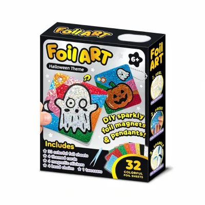 ENJOYSTAR DIY Foil Pendant - Halloween EVA Material for Kids 5-13 Years Old Pendant Fridge Magnet