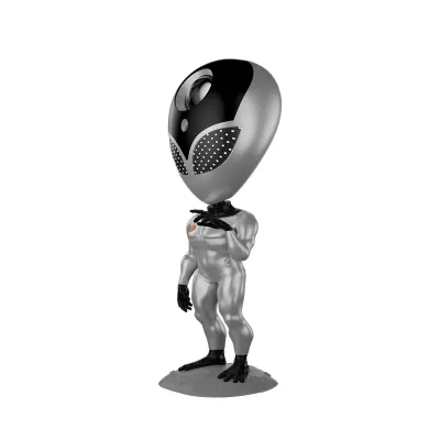 DIY RGB LED Alien Projector Light with USB Remote & Voice Control for Bedroom Gaming Room & Desktop Ambiance