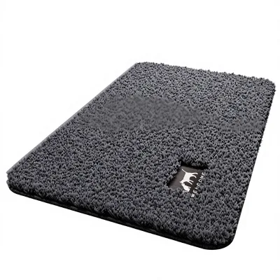 Microfiber Bathroom Floor Mat-Non-slip Water Absorption Thickened for Toilet Entrance & Door Use