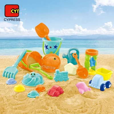 Present Luxury Beach Toy Set 19PCS Learning Playing Sand Water Garden Outdoor Summer Toy