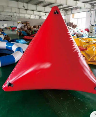 Yellow and Red  Inflatable Buoy