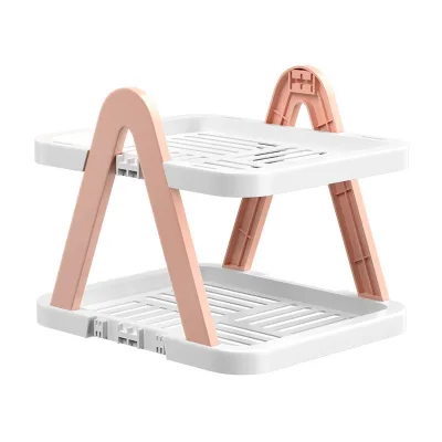 Stackable Foldable Shoe Rack for Closet Entryway Modern PP Material Shoe Organizer Storage Cabinet Bulk Capacity for Womens