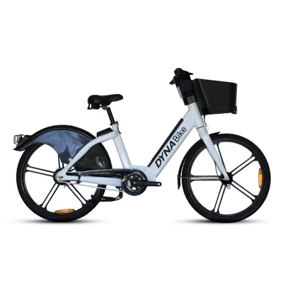Long Driving Distance Iot Module Solution OEM Wheel Hub Lock Ble Tracker Public Wheel Lock QR Code Lock 26 Inch Shared Bicycle