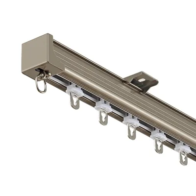 Ceiling Mounted Silent Curtain Track with Silent Strip 50KG Load Capacity for Hospitals Shopping Malls Wholesale