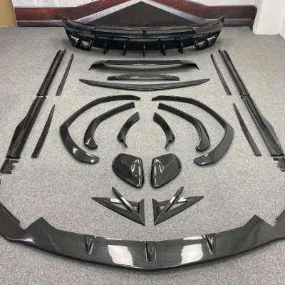 URUS Soft M Style Carbon Fiber Body Kits for URUS to M Style Carbon Front Lip Over Fenders Side Skirt Diffuser Exhaust Spoiler