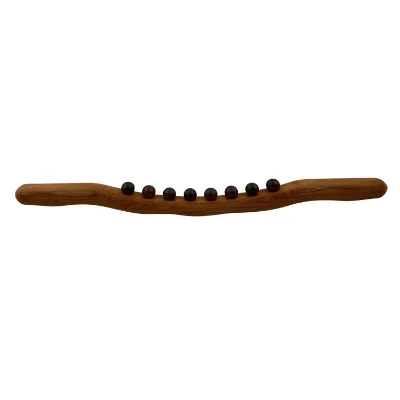Beech Wood Therapy Massage Tool Set Self- Massage Stick for Neck and Body Shaping Wooden Cellulite Roller