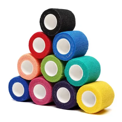 Eco-Friendly Cost-Effective Elastic Breathable Colorful Non-woven Sports Bandage Wrist Ankle Joint Support Tape