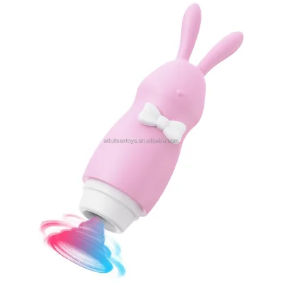 Cute Rabbit Clitoral Sucking Vibrator for Women & Couples, 10 Modes Powerful Silicone Clit Sucker Rabbit Vibrators for Couples