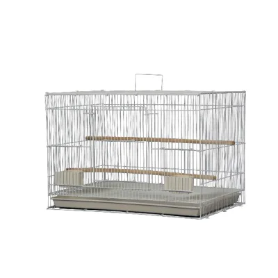 Sturdy Stainless Steel Iron Bird Cage Eco-Friendly Large Bearing Capacity Comfortable Space for Breeding Parrots and Canaries