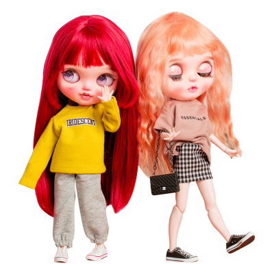Birthday Gift for Girls 12 Inch Doll Clothes 9 Inch Doll Dress for Blythe Doll Toy
