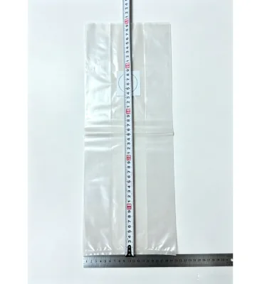 Satrise 20*12*50cm 0.06mm Thickness Autoclavable Mushroom Grow Bag with Filter Patch for Spawn and Fruiting