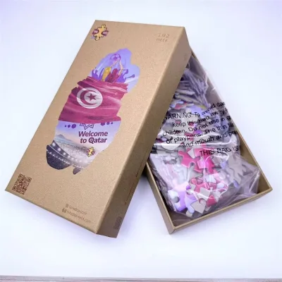 For SMETA Audited Recyclable Paper Cardboard Low MOQ OEM Educational Toy Custom Design Jigsaw Puzzle Manufacturer
