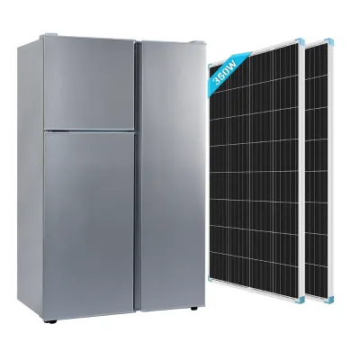 DC 12/24V Portable Mini Compressor Side-By-Side Home Fridge 3 Door Refrigerator Top Freezer 125L with Solar System for Kitchen