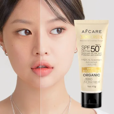 Oil Free Sunscreen Sulfate-Free Concealer Whitening and Organic Mineral Centella Lightweight Sunscreen