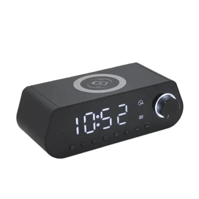 Hot Sale Mini Portable Good Wireless Portable Speaker Clock Radio