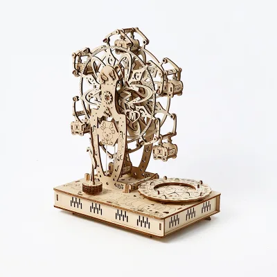 New Design Fashion Appearance Vintage Handmade Musical Ferris Wheel 3D Puzzle Model