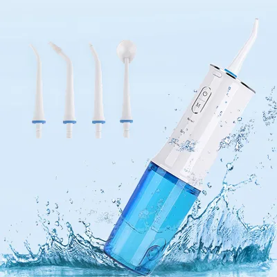 OEM Durable 150ml IPX7 Waterproof Mini Travel Jet Electronic Pocket Water Flosser With Brush Scaler for On-The-Go Dental Care