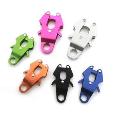 High Quality Best Price Heavy Auto Locking Swivel Carabiner Aluminum Swivel Carabiner Pet Release Buckle