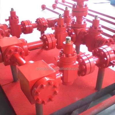 API 16C 2 1/16" 105MPa High Pressure Choke Manifold for Oil & Gas Drilling