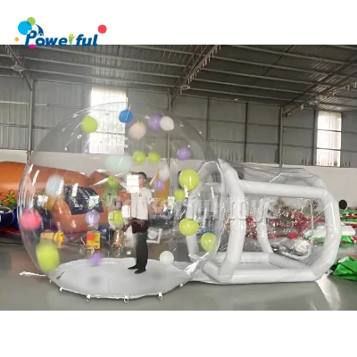 Factory Price Bubble Tent House with Tunnel Luxury Dome Transparent Bubble Tent
