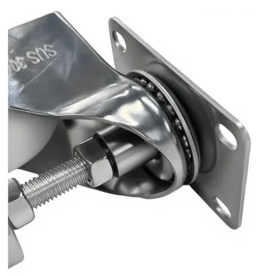 3 Inch 100kg SS304 Leveling Caster Adjustable Height PP Wheel Anti Rust for Workbench Furniture Hardware