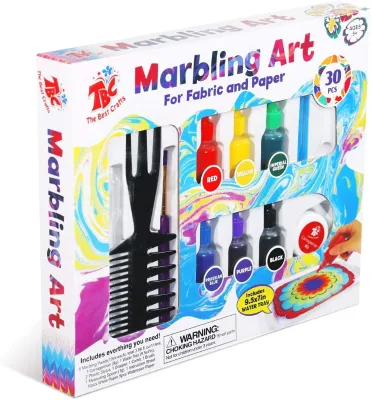 Full Custom Hot Sale Magic Paint Set 6 Colors Marbling Water Art Kit for Kids Gift for Unisex 5-7 Years Drawing Art