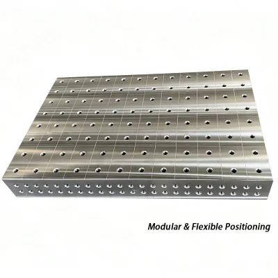 3D Flexible Welding Table Package with Clamps & Locators for Aluminum Alloy Vehicle-mounted Equipment Bearing Frame Processing